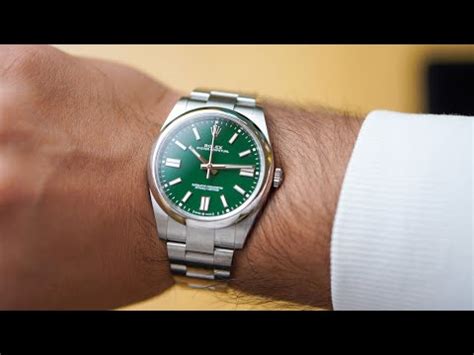 rolex with green face women's|rolex op 41 green dial.